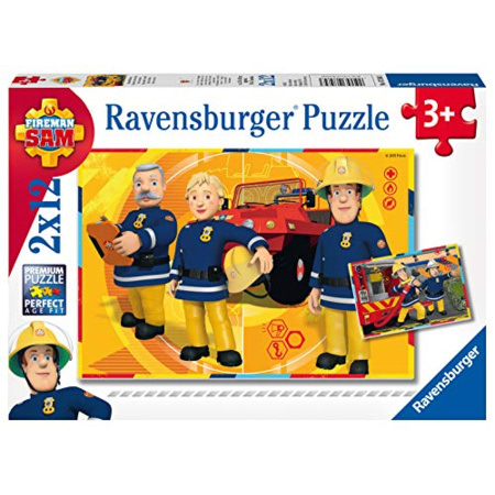 Avis Puzzle - Sam en intervention - Sam le pompier - 2x12 pièces RAVENSBURGER 1