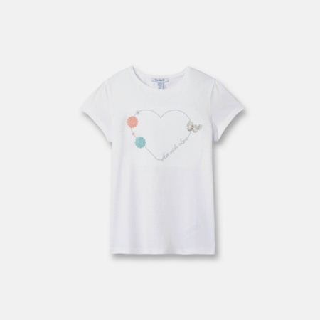 Avis T-shirt personnalisable blanc fille OKAIDI 2