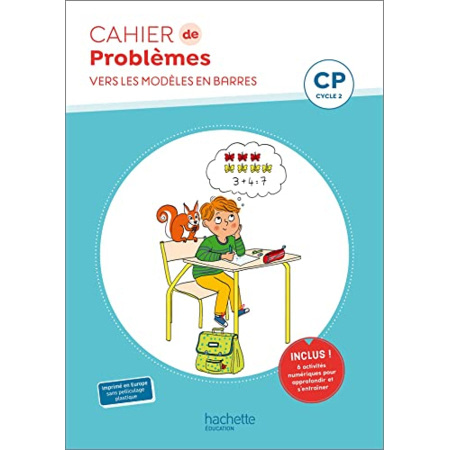 Avis Cahier de problèmes CP - Cahier élève - Ed. 2022: De la modélisation aux problèmes en barres Hachette Éducation 1