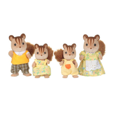 Figurine famille écureuil roux SYLVANIAN FAMILY 1