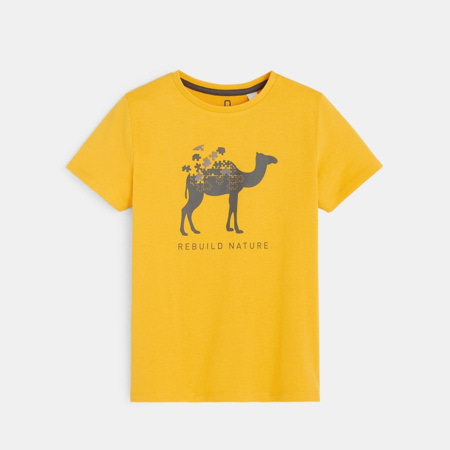 Avis T-shirt puzzle jaune garçon OKAIDI 2