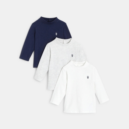 Avis T-shirt uni (lot de 3) OBAÏBI 1