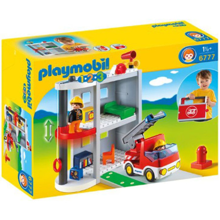 Playmobil 1.2.3 - Caserne de pompiers PLAYMOBIL 1