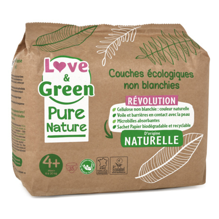 Couches écologiques Love & Green Pure Nature LOVE AND GREEN 5