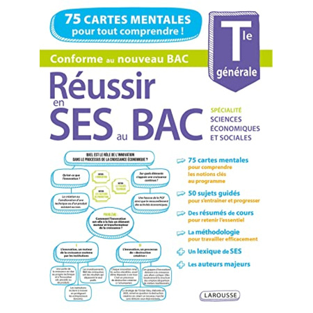 Avis Réussir l'épreuve de spécialité SES au Bac - Tle générale LAROUSSE 1