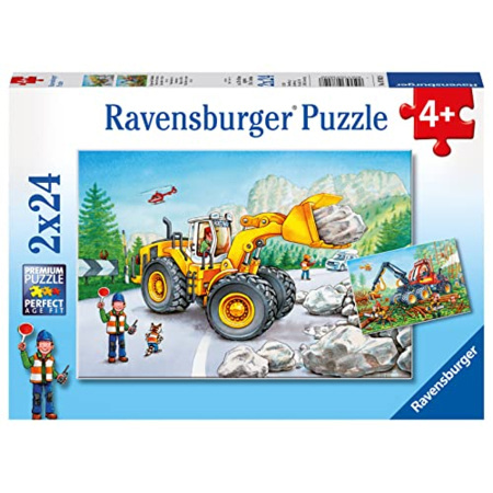 Avis Puzzle - Excavatrice et tracteur de fôret - 2x24 pièces RAVENSBURGER 1