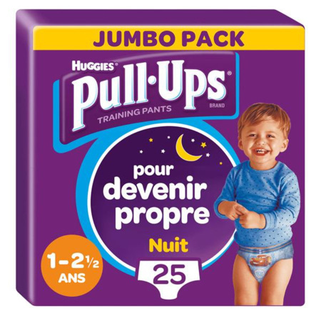 Pull-Ups Culottes Nuit Garçon (8-15 kg) HUGGIES : Comparateur, Avis, Prix