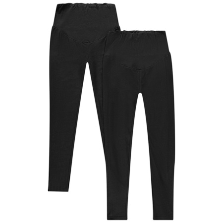 Avis Lot de 2 leggings à bandeau haut PREMAMAN 2