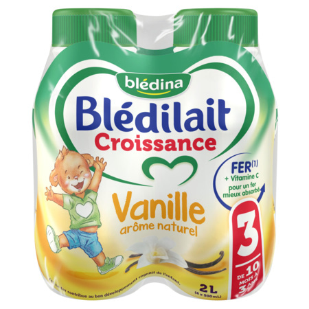 Lait Blédilait Croissance Liquide Vanille BLEDINA : Comparateur