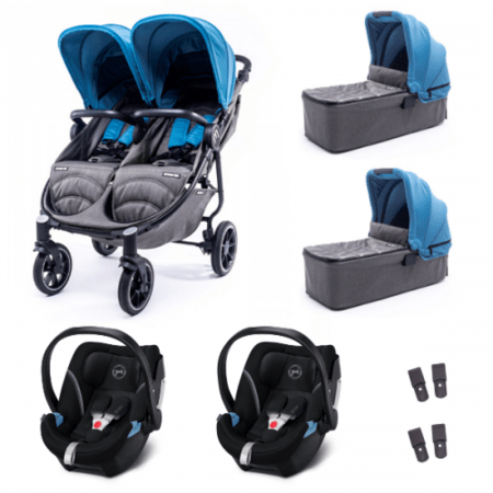 Avis Poussette double Easy Twin 4 + 2 nacelles + 2 coques Cybex Aton 5 BABY MONSTERS 1