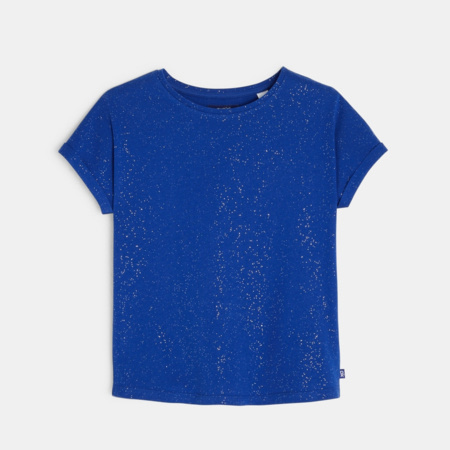 Avis T-shirt pailleté bleu fille OKAIDI 1