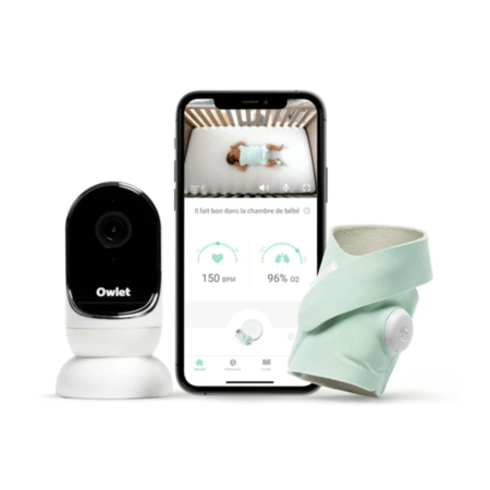 Owlet Monitor Duo : Smart Sock 3 + Caméra HD OWLET CARE 1