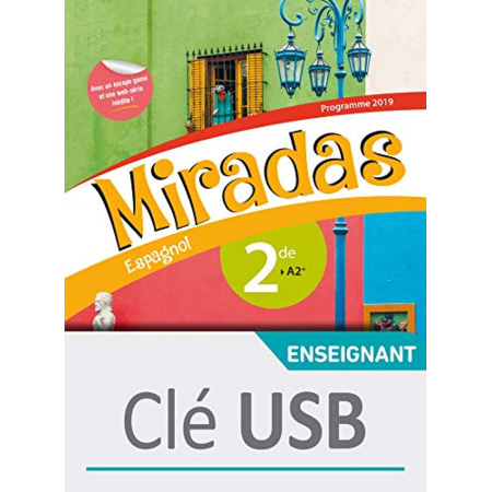 Avis Miradas 2nde - Clé USB classe - Ed. 2019 Hachette Éducation 1