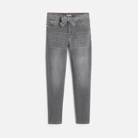 Avis Jean skinny ceinturé fille OKAIDI 1