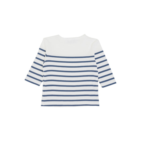 Avis Marinière Baby " Ma 1ère marinière" - coton épais - Milk/Deniz ARMOR-LUX 2