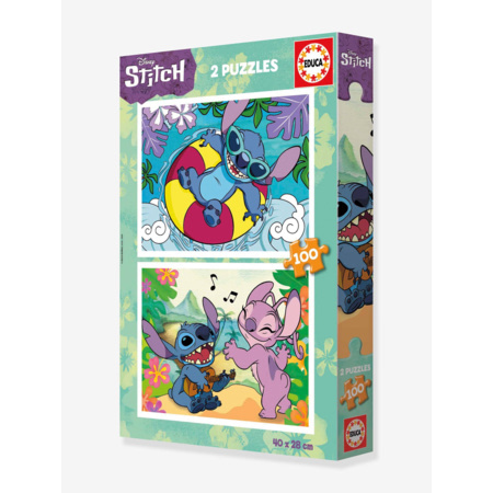 Lot de 2 puzzles Disney Stitch Educa : Comparateur, Avis, Prix