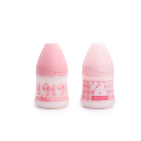 Biberon Col Large Bébé Douceur 360ml - Tétine Silicone Débit Variable - Etoile Essen'Ciel