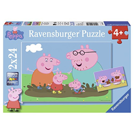 Avis Puzzle - Peppa Pig - La vie de famille - 2x24 pièces RAVENSBURGER 1