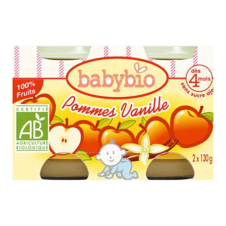 Bio Pommes Vanille Des 4 Mois Comparateur Avis Prix Consobaby