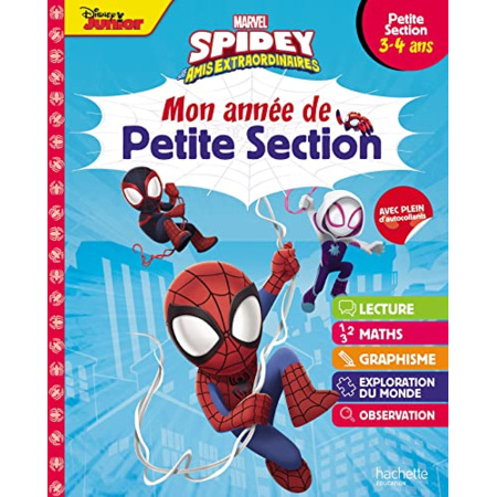 Avis Disney - Marvel Spidey et ses amis extraordinaires - Mon année de Petite Section (3-4 ans) Hachette Éducation 1