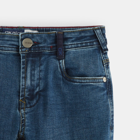 Jean Slim DKNY Greenwich Garçon - Bleu Denim Taille 14 Regular - Occasion