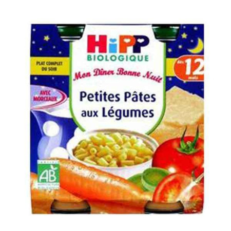 Mon Dîner Bonne Nuit : Tagliatelles, épinards, fromage HIPP 1
