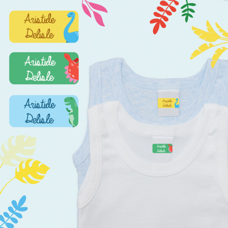 Ludilabel  Etiquettes personnalisées pour marquer les vêtements à la  maternelle