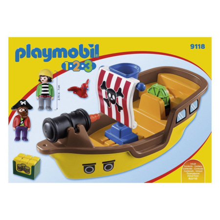 Playmobil 1.2.3 - Bâteau de pirates  PLAYMOBIL 1