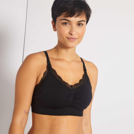 Débardeur D'allaitement Fdit - Soutien-gorge Intégré, Sans Couture - 3 Couleurs, 3 Tailles - Maternité Et Post-partum