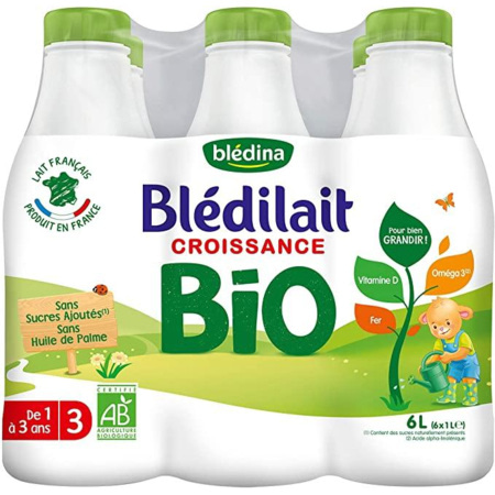Lait Blédilait Croissance Liquide Vanille BLEDINA : Comparateur