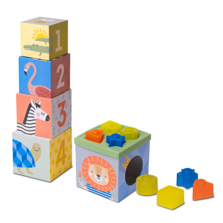 Cubes gigognes Boîtes à formes 3 en 1 TAF TOYS 1