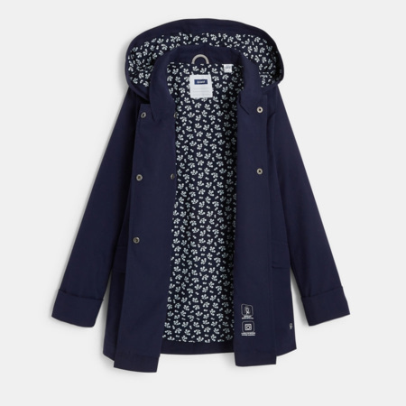 Avis Trench déperlant à capuche bleu fille OKAIDI 3