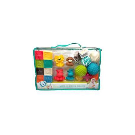 Éveillez les sens de bébé avec notre set de jouets colorés et