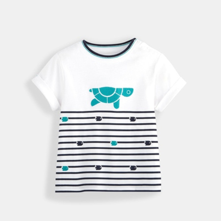Avis T-shirt à motif marin OBAÏBI 1