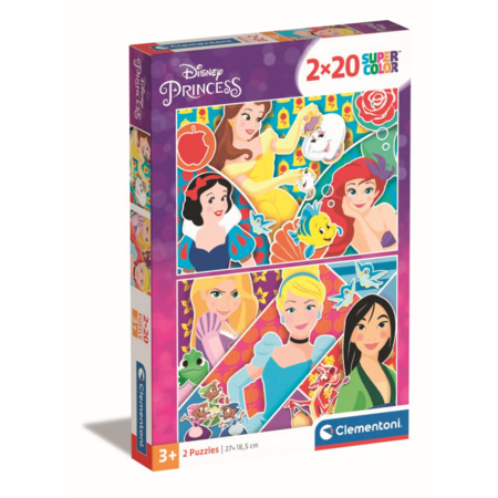 Puzzle Winnie The Pooh - CLEMENTONI - 2x20 pièces - Pour enfants de 2