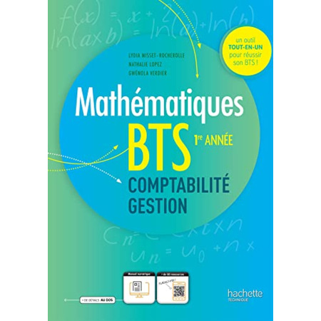 Maths BTS comptabilité et gestion 1re année - Livre de l'élève - Ed. 2023  Hachette Éducation : Comparateur, Avis, Prix
