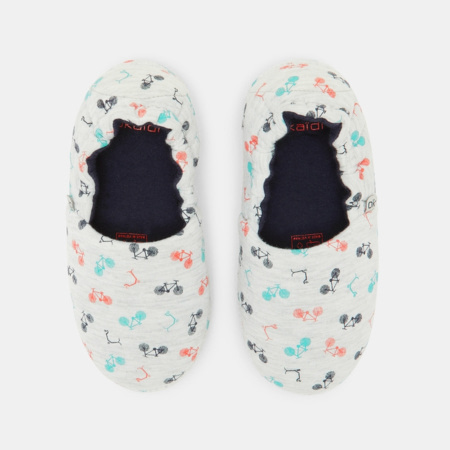 Chaussons tissu imprim v los gris gar on OKAIDI Comparateur