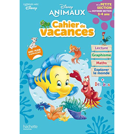 Avis Disney animaux - De la Petite à la Moyenne section - Cahier de vacances 2023 Hachette Éducation 1