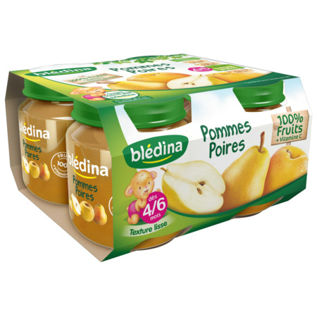 Avis Pot Pommes Poires 4x130g BLEDINA 1