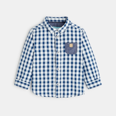 Avis Chemise coton fantaisie à carreaux OBAÏBI 1