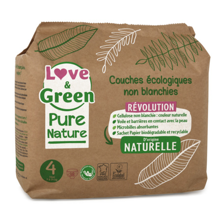 Avis Couches écologiques Love & Green Pure Nature LOVE AND GREEN 4