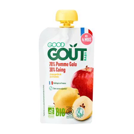 Gourde fruit Pomme Coing GOOD GOUT : Comparateur, Avis, Prix