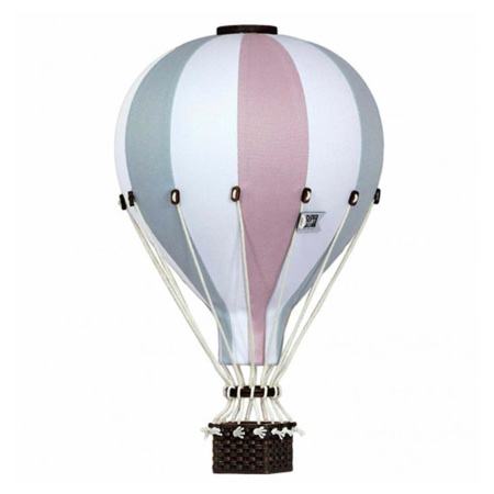 Sevira Kids Montgolfière Décorative Bleu Clair - Suspension Chambre Bébé Faite Main
