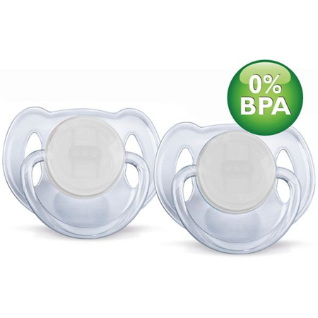 2 sucettes silicone 6/18 mois  AVENT-PHILIPS 1
