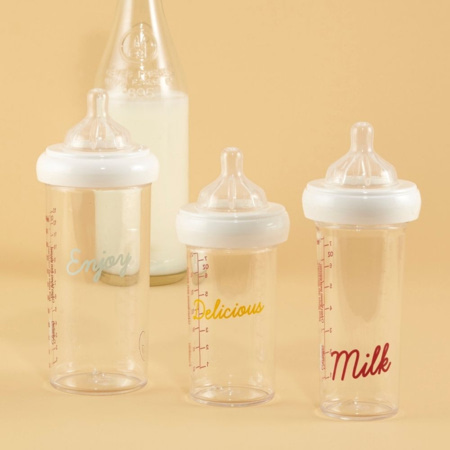 Set of 3 Baby Bottles - Liberté Egalité Fraternité - Le Biberon Français