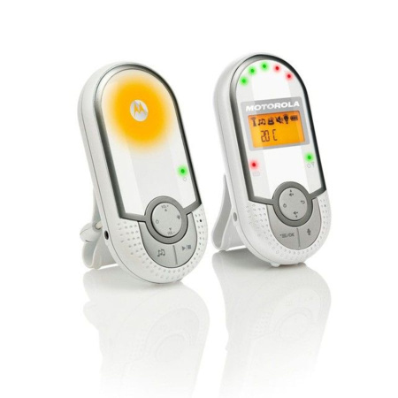 veilleuse et capteur de la température ambiante Motorola MBP 16 couleur blanc/gris éco mode Babyphone audio DECT avec écran 1.5 