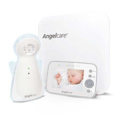 Moniteur Bébé Angelcare - Vidéo, Son Et Détection De Mouvement - Écran 4,3" - Pour Jumeaux Ou Plusieurs Chambres