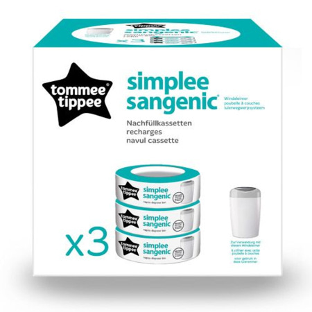 Recharge pour poubelle à couches Sangenic Simplee TOMMEE TIPPEE
