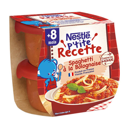 Les p’tites recettes - Spaghettis à la bolognaise NESTLÉ 1
