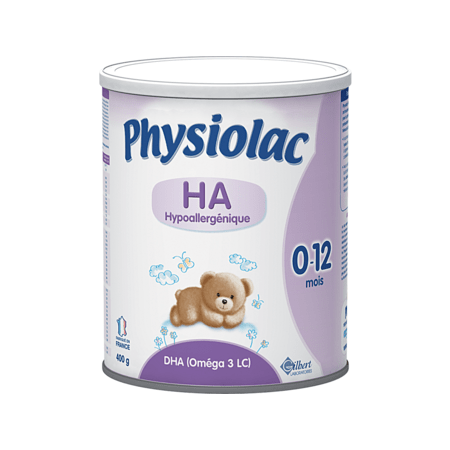Lait Physiolac HA - Risques allergiques 0-12 mois - 400g Physiolac
